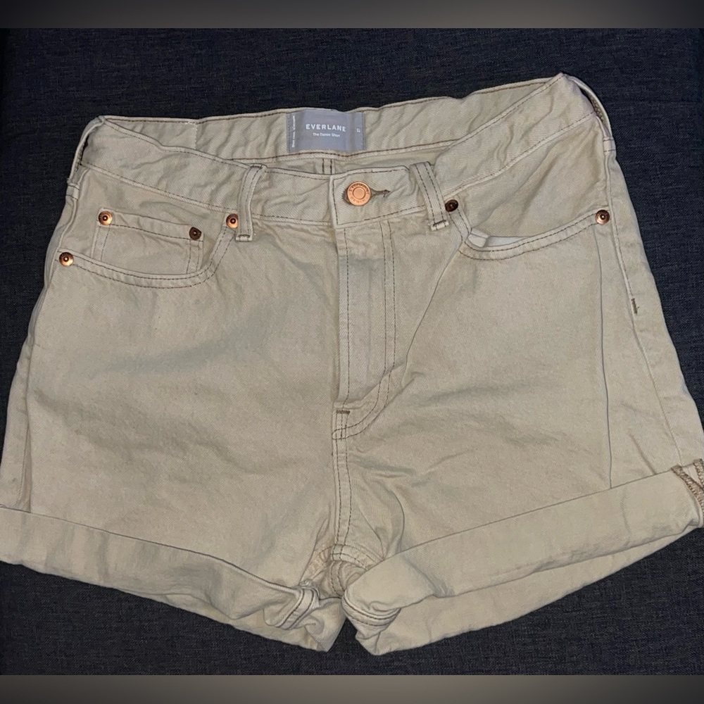 Everlane denim shorts